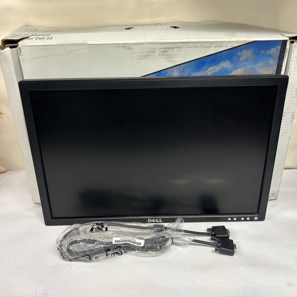 Dell E207WFPC Panel LCD 20" Working Computer Monitor With VGA cable
